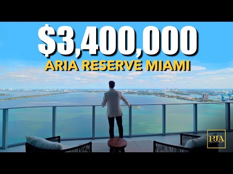 ARIA RESERVE MIAMI | Besichtigung einer 3 Millionen Dollar teuren Luxuswohnung | Peter J. Ancona