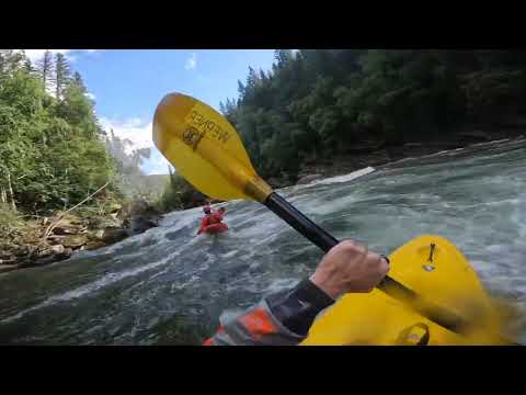 The Sjoa Playrun aka Sjoa Normal - easy whitewater kayaking and pack-raft lines!