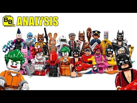 THE LEGO BATMAN MOVIE 2017 CMF SERIES UPDATE ANALYSIS Video