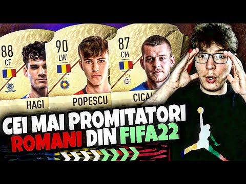 FIFA 22 | CEI MAI PROMITATORI JUCATORI ROMANI | ft. HAGI, POPESCU, CICALDAU...etc