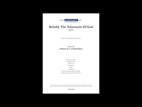 Behold, The Tabernacle Of God, Stopford Score