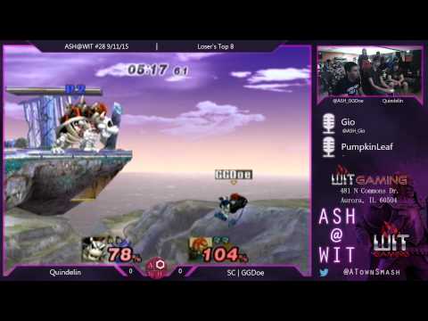 Quindelin (Bowser) vs SC | GGDoe (Ganon) - ASH@WIT #28 PM Loser's Top 8