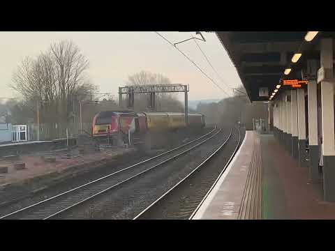 The network rail test train January 26th 2022
