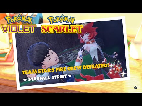 Team Star's Fire Crew Battle - Pokemon Scarlet and Violet