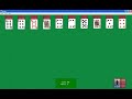 Spider Solitaire Windows XP 2001 Gameplay