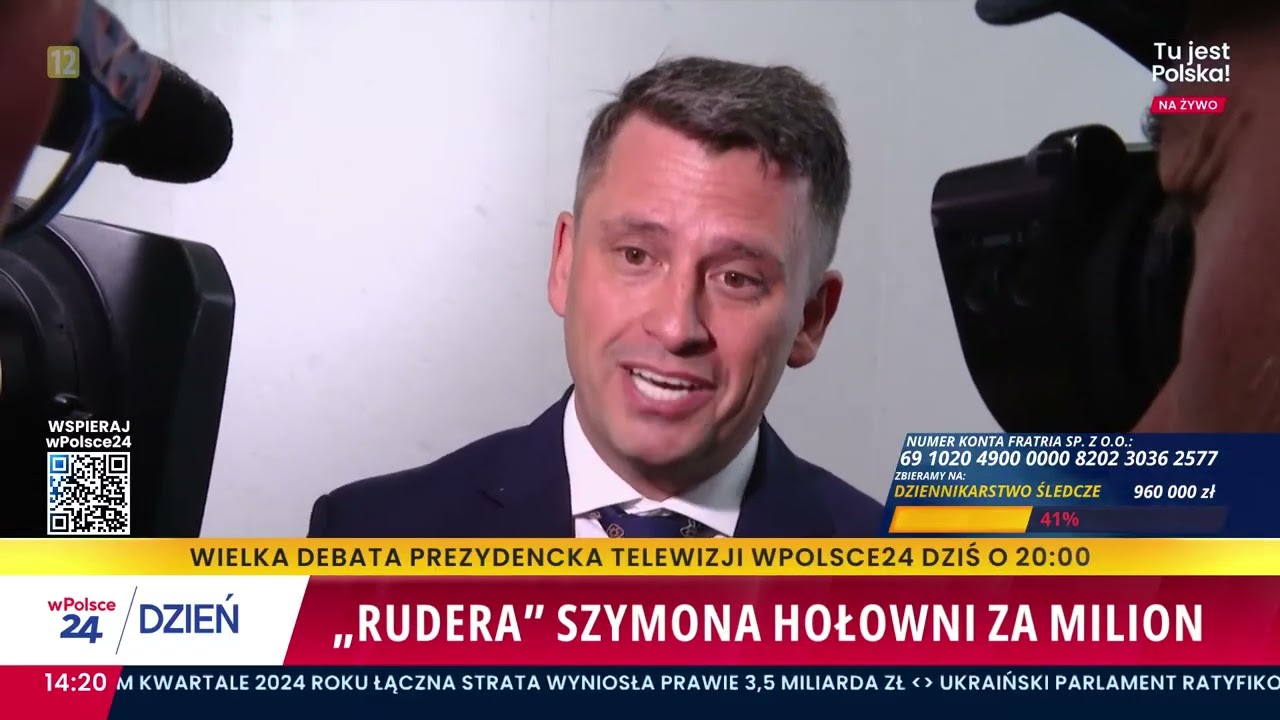 "Rudera" Szymona Hołowni za milion - relacjonuje Samuel Pereira