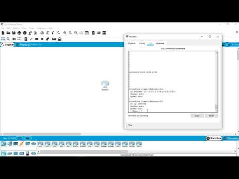 Show Running Config - Cisco Packet Tracer