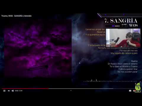 NANO REACCIONA A Trueno, WOS - SANGRÍA | Atrevido