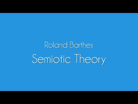 符號學理論解讀|羅蘭-巴特 (Roland Barthes | Semiotic Theory Explained)