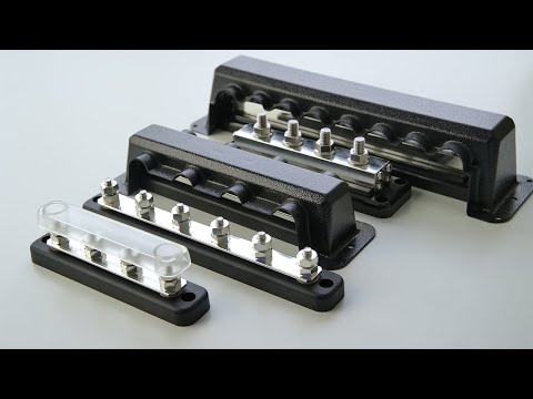 Victron Energy Busbars for Electrical Installations. 150, 250 and 600 Amp versions Victron Energy Busbars for Electrical Installations. 150, 250 and 600 Amp versions