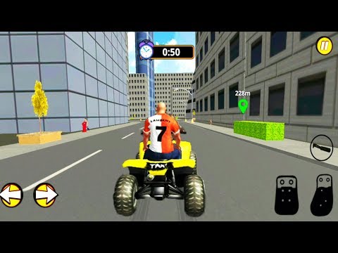 ATV Bike Taxi Driver : Quad Bike Simulator Game | ATV Bike 3D Game | City Atv Bike Taxi