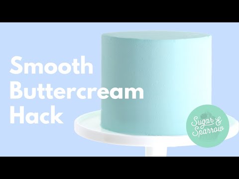 Cake Hack: How to Get a Smooth Buttercream Finish