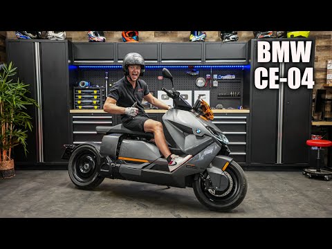 Thumbnail for RIDING a 2023 BMW CE04 Electric Scooter | Top Speed Review | by Motorcycle, Video c, KTM, SEAT, Suzuki, BMW, video, vide