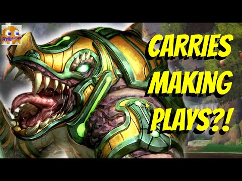 CARRIES MAKING PLAYS ON THIER OWN?! | SMITE Ranked Joust - Sobek Gameplay
