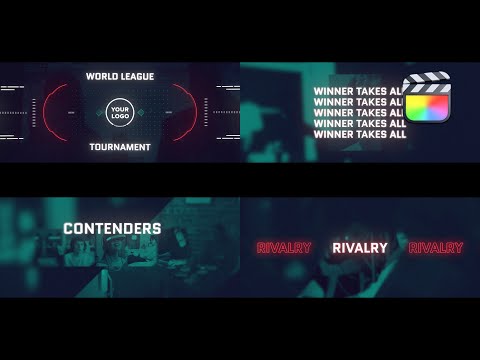 Tournament Modular Template for Final Cut Pro — MotionVFX
