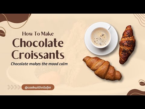 chocolate croissants | चॉकलेट क्रोइसैन्ट्स रेसिपी | Without Oven