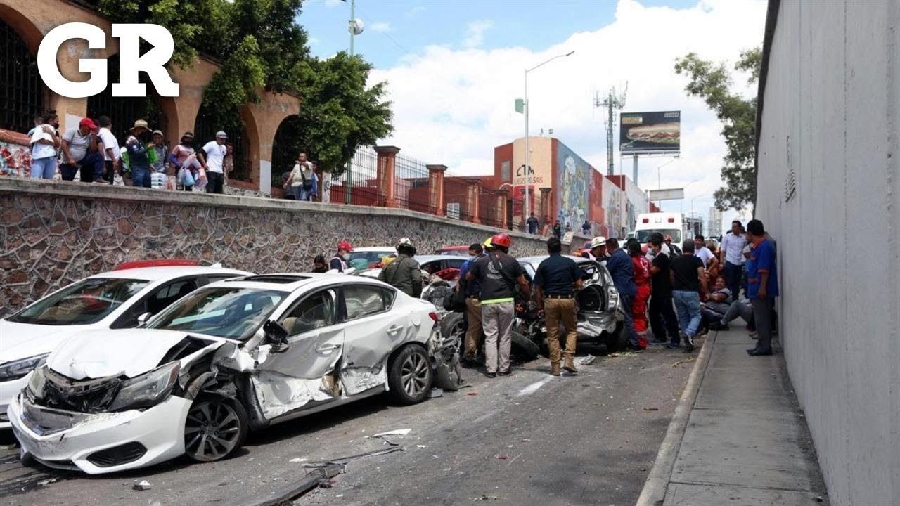 Carambola en la México-Querétaro por tráiler sin frenos