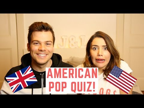 イギリス人がアメリカンクイズをする！｜アメリカ人vsイギリス人 (British People Do American Quiz!| American vs British)