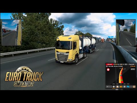 Euro truck simulator 2 DAF XF Euro 6 Gameplay#ets2#eurotrucksimulator2#daf#daftrucks#truck#v8#drive