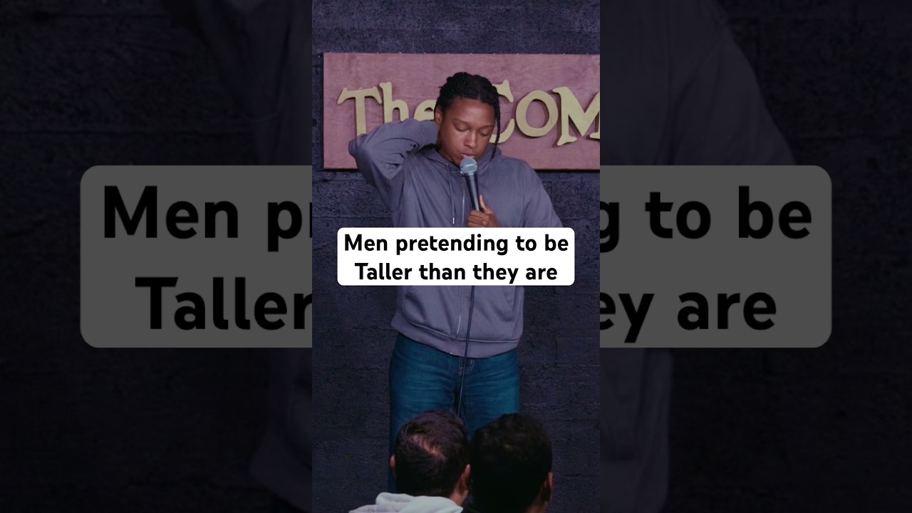 Men pretending to be taller than they are