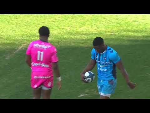 TOP 14 - Essai de Mael MOUSTIN (MHR) - Montpellier Hérault Rugby - Stade Français Paris