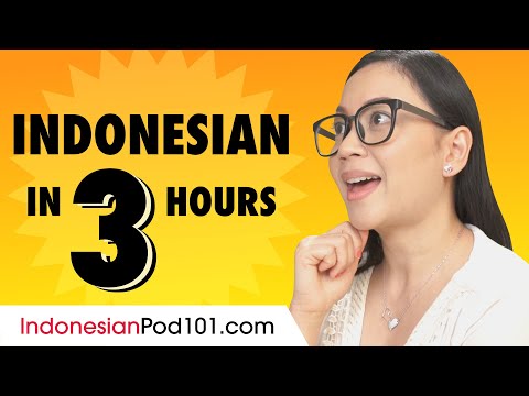 Learn Indonesian in 3 Hours: Basics of Indonesian Speaking for Beginners