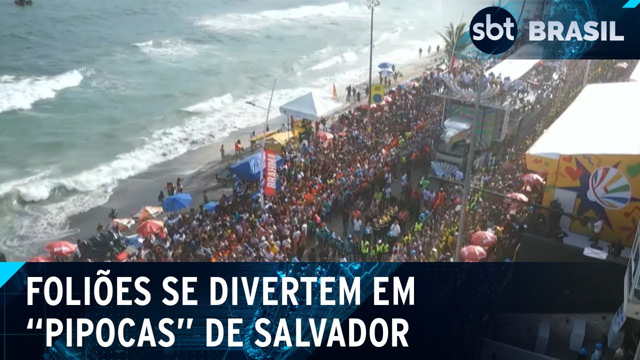 Foliões pipocas se divertem e artistas disputam a melhor música de carnaval | SBT Brasil (01/03/25)