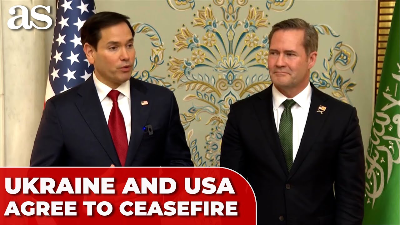 UKRAINE and RUSSIA AGREE to 30-DAY CEASEFIRE as U.S. restarts intelligence sharing