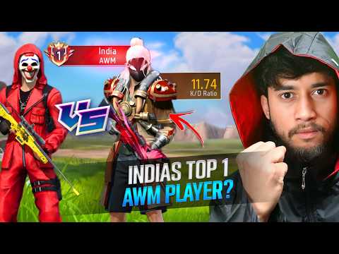INDIA'S NO.1 AWM  GRANDMASTER PLAYER VS BADGE99 BEST FF GAMEPLAY 🔥😱