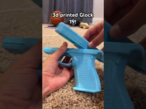 ⚠️FAKE⚠️ 3d printed Glock 19! #3dprinting #gun