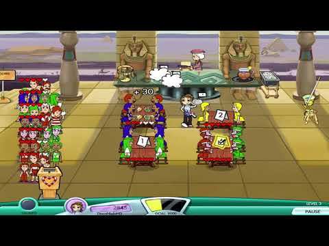 Diner Dash: Flo Through Time Walkthrough - Level #13 - Pharaoh's Feast