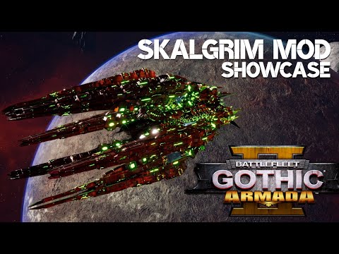 NEW TITAN: AZA'GOROD | Skalgrim Mod Showcase | Battlefleet Gothic: Armada 2