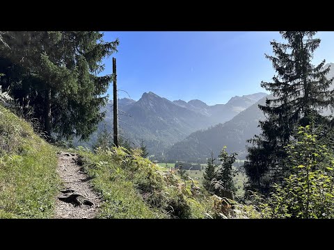 Wandern im Allgäu- Rund um Hinterstein bei Bad Hindelang (Wasserfall, Aussichtspunkt, Bergblick!)