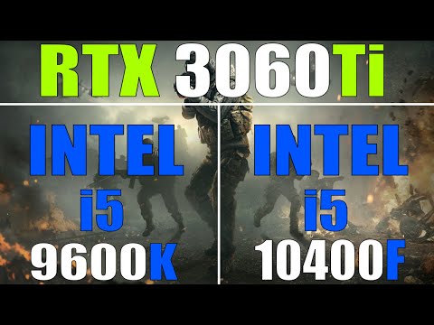 INTEL i5 9600K vs INTEL i5 10400F || RTX 3060Ti || PC GAMES TEST \\