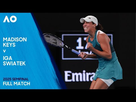 Madison Keys v Iga Swiatek Full Match | Australian Open 2025 Semifinal