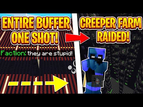RAIDING AN ENTIRE BUFFER IN ONE SHOT! (RANK GIVEAWAY) I Minecraft Factions I VanityMC I Heroic
