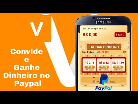 GANHE Dinheiro no Paypal Convidando Amigos - VOVA