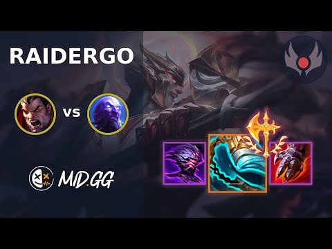 MID.GG: [ RaiderGO ] Darius TOP vs Ryze | EUW GRANDMASTER | LOL Season 2024