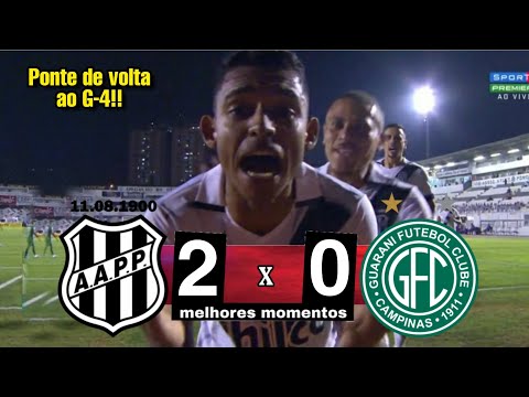 MACACA VENCE O CLÁSSICO | PONTE PRETA 2 X 0 GUARANI - MELHORES MOMENTOS HD | BRASILEIRÃO SERIE B