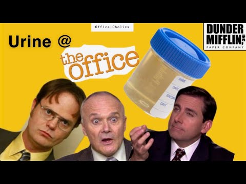 Urine (mostly Dwight) in the office