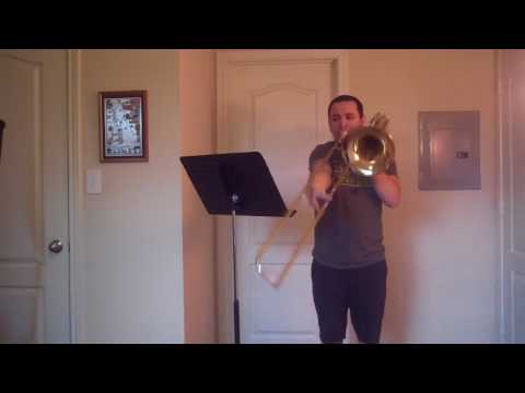 2017-2018 TMEA All-State Bass Trombone Etude 3 (Grigoriev 14)