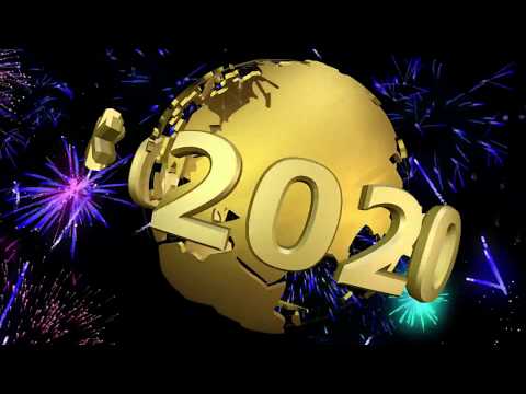 С Новым 2020 годом! Поздравление на Новый год. Оригинальная видео открытка.