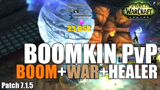Boomkin Druid PvP-BRING THE FULL MOON 3v3 Arena(WoW Legion 7.1.5)