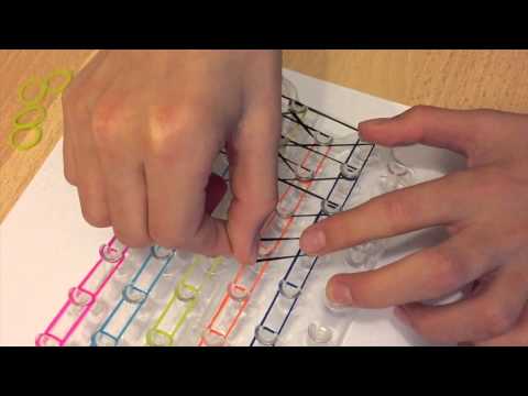 Mein erstes Rainbow Loom Fünffach-Armband