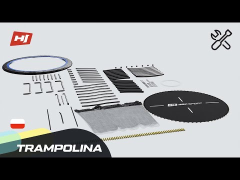Батут садовый для детей на дачу Hop-Sport 8ft (244 см) зеленый с лестницей и наружной сеткой + мячи - фото 1 - id-p1664158992