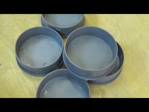 Что можно сделать из заглушек от пластиковых труб?