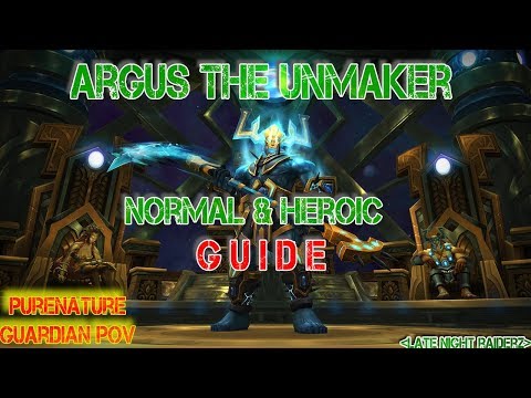 Argus the Unmaker - Normal/Heroic Guide - Antorus, the Burning Throne - Tank POV [GR][