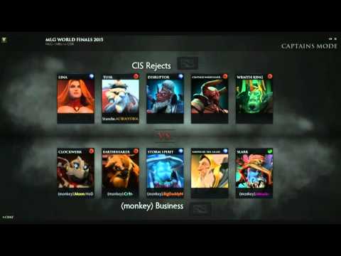 Monkey Business vs CIS Rejects Game 3 - MLG WF EU Qualifier - @DotaCapitalist @DurkaDota
