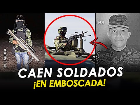 ¡A traición! Mafiosos emboscan Convoy de Militares y dan de baja a un Soldado, en Petatlán.