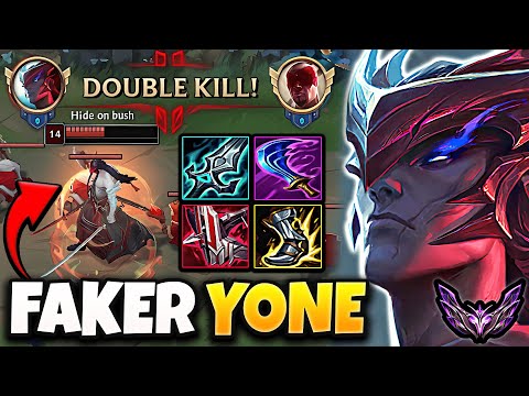 T1 Faker Yone vs Akali [ MID ] Patch 14.2 Korea Master